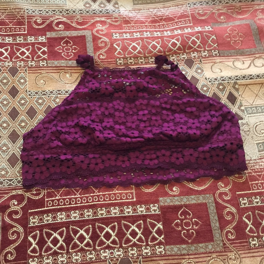 Maroon bralette